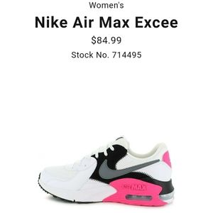 Nike Air Max Excee SZ: 7.5(Women's)